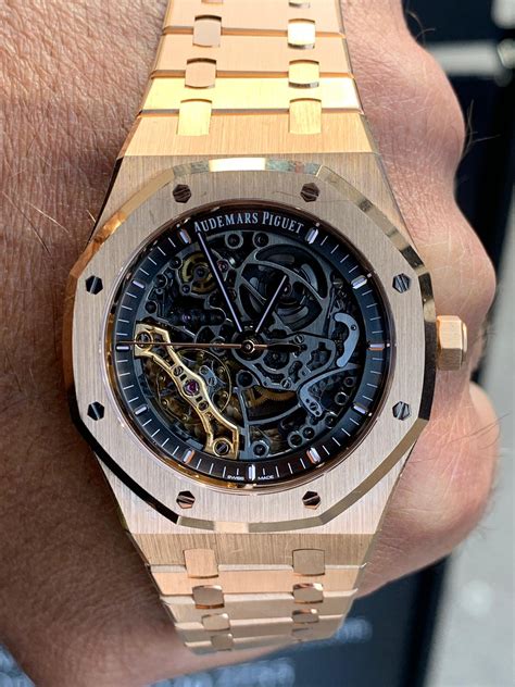 audemars piguet royal oak rose gold and silver|audemars piguet 41mm rose gold.